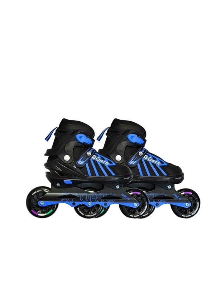 ENDLESS  EL1031 Inline Adjustable Skates Small Size 29 EUR (UK 11.5) - 33 EUR (UK 2) for 3 to 6 Years | Aluminium Chassis and 100 mm PU Three Wheels | With ABEC 9 Bearings | Indoor and Outdoor  - Image 1