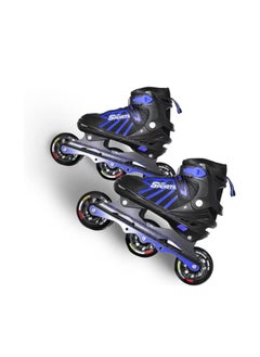 ENDLESS  EL1031 Inline Adjustable Skates Small Size 29 EUR (UK 11.5) - 33 EUR (UK 2) for 3 to 6 Years | Aluminium Chassis and 100 mm PU Three Wheels | With ABEC 9 Bearings | Indoor and Outdoor  - Image 2
