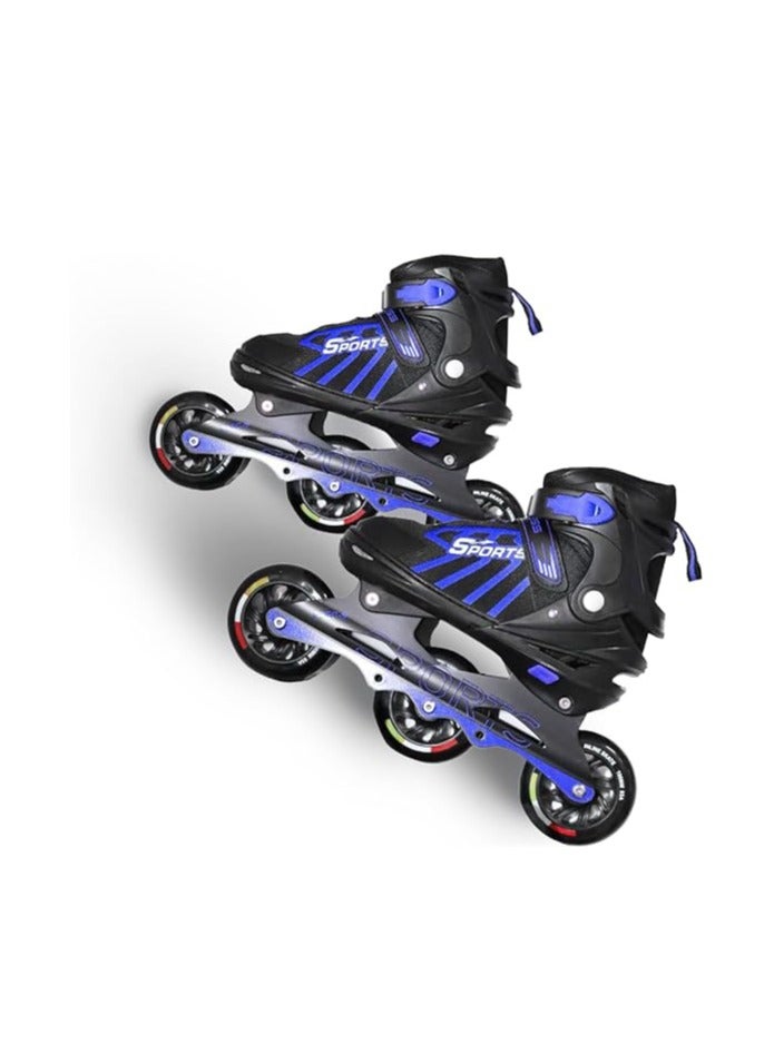 ENDLESS  EL1031 Inline Adjustable Skates Small Size 29 EUR (UK 11.5) - 33 EUR (UK 2) for 3 to 6 Years | Aluminium Chassis and 100 mm PU Three Wheels | With ABEC 9 Bearings | Indoor and Outdoor  - Image 2