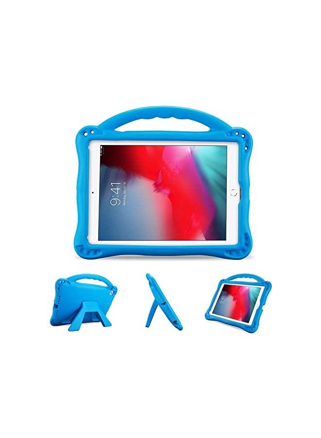 Procases Kid Case for iPad Air 2/ Air 1/ iPad 9.7 6th 5th 2017 2018 for Boys and Girls, Ultra Shockproof Lightweight Rugged Cover Full Protective Case with Handle Kickstand -Blue - Image 2