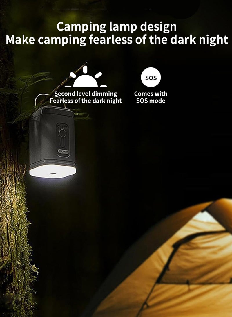 Splendors Electric Air Pump Portable Mini Vacuum Pump with 5 Nozzles and 3 Camping Light Modes Electric Rechargeable Inflate Deflate Pump Outdoor Activities  - Image 5