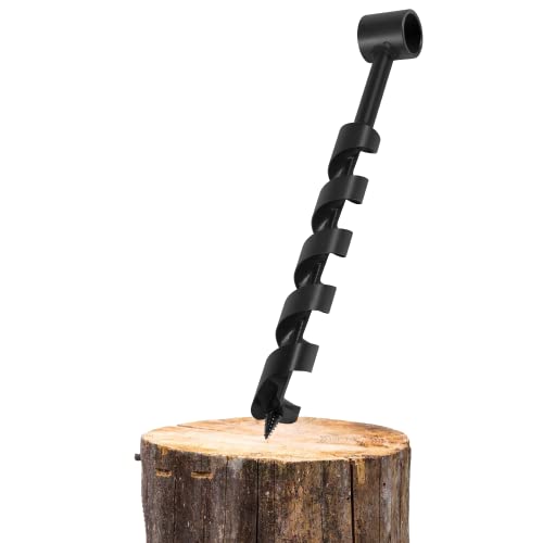 Camoo Bushcraft Survival 1” x 12” Scotch Eye Hand Wood Auger Drill Bit for Bushcraft Backpack and Camping - Perfect Addition Tool to Survival and Camping Gear Packs - Image 1