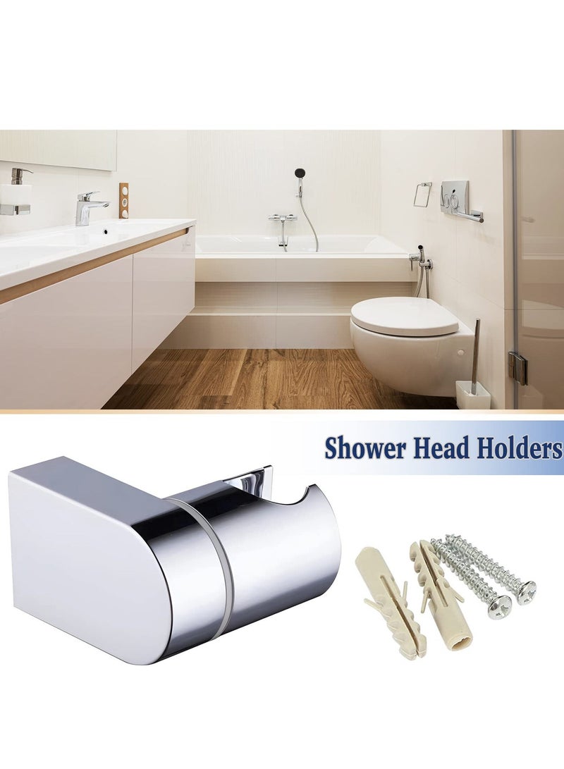 Y&D Shower Head Holder Bracket, Universal 360° Angle Adjustable Holder, Hower Wall Mount for Bathroom, Fixed Hand Held Hose - Image 5