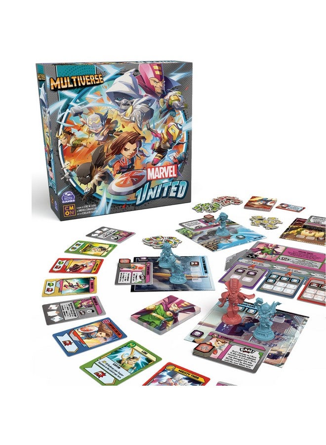 CMON Marvel United: Multiverse Core Box - Standalone Expansion with Highly Detailed Miniatures, Cooperative Superhero Board Game for Kids & Adults, Ages 14+, 1-5 Players, 45 Min Playtime, Made by CMON - Image 4