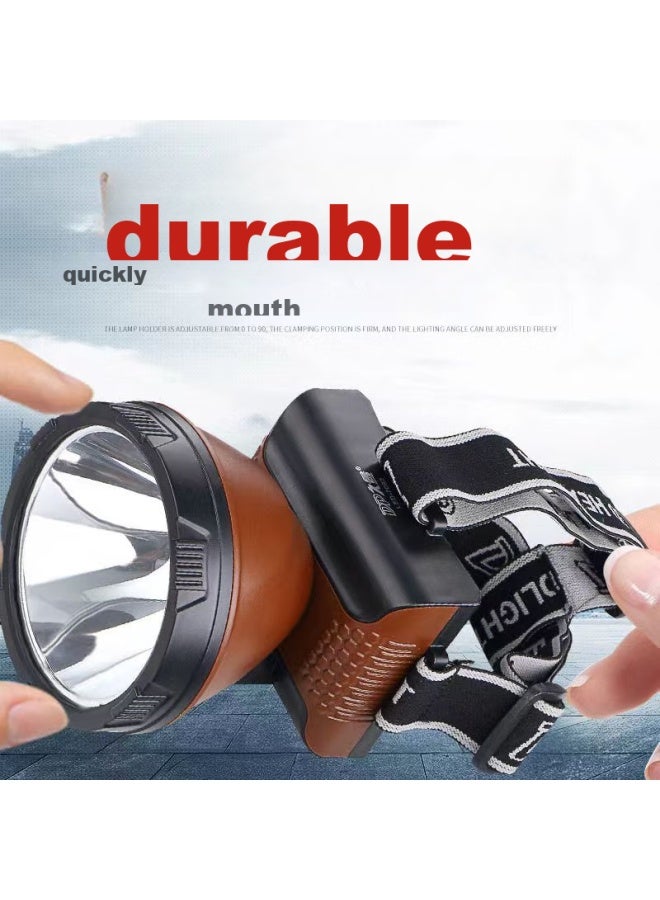 Duration power Dp Jiu Liang Led-7082s Lithium Battery Headlamp, Rechargeable Outdoor Lighting Fishing Lamp, High-intensity Long-range Head-mounted Mining Lamp - Image 2
