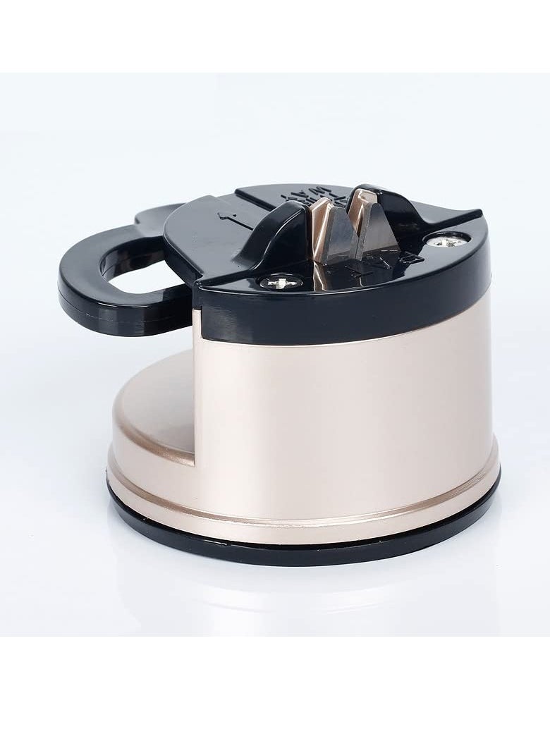 SYOSI Suction Cup Knife Sharpener, Kitchen and Pocket Knifes Sharpening Tool with Manual Precision Blades Sharpening Feature  - Image 1