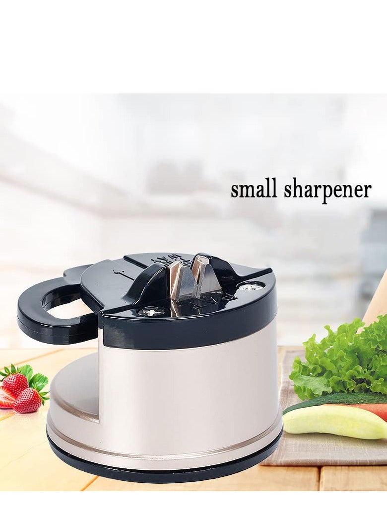 SYOSI Suction Cup Knife Sharpener, Kitchen and Pocket Knifes Sharpening Tool with Manual Precision Blades Sharpening Feature  - Image 5