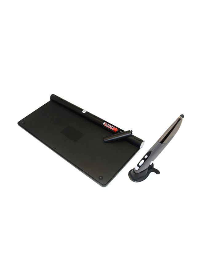 NIBEMINENT Bluetooth Pen Mouse And Keyboard Set With USB Receiver Black  - Image 2