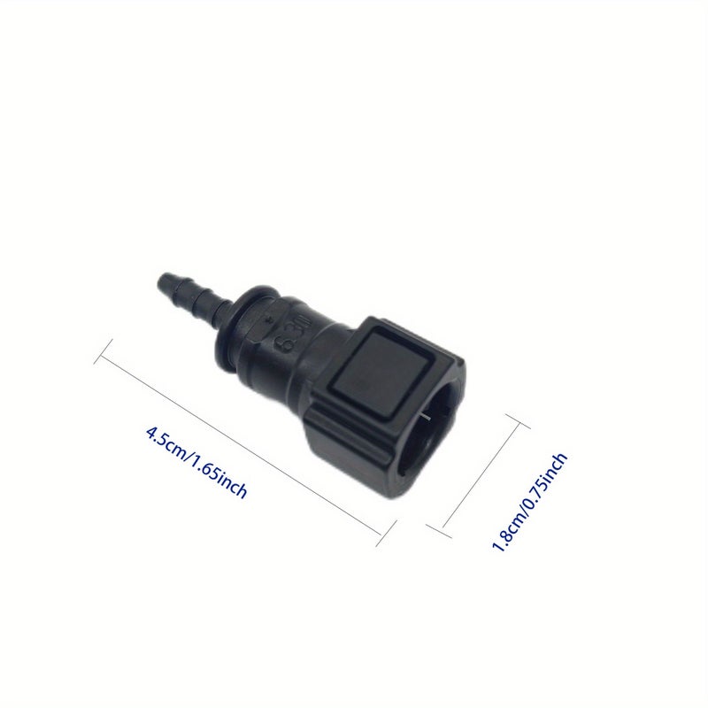 6 3 ID3 180 Degree 5pcs Auto Car Fuel Line Hose Coupler Quick Release Connector Carburetor Part Lock Clip - Image 2
