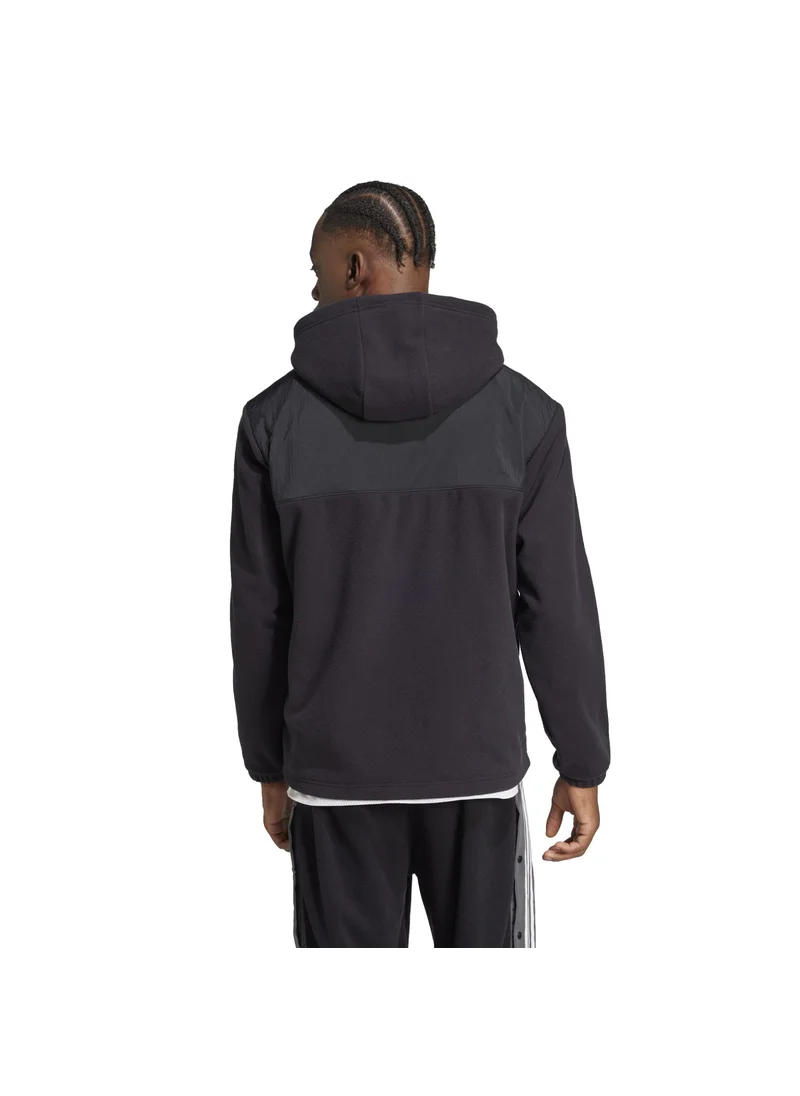 Adidas adidas Fleece hoodie Black Originals Men SWEATSHIRTS