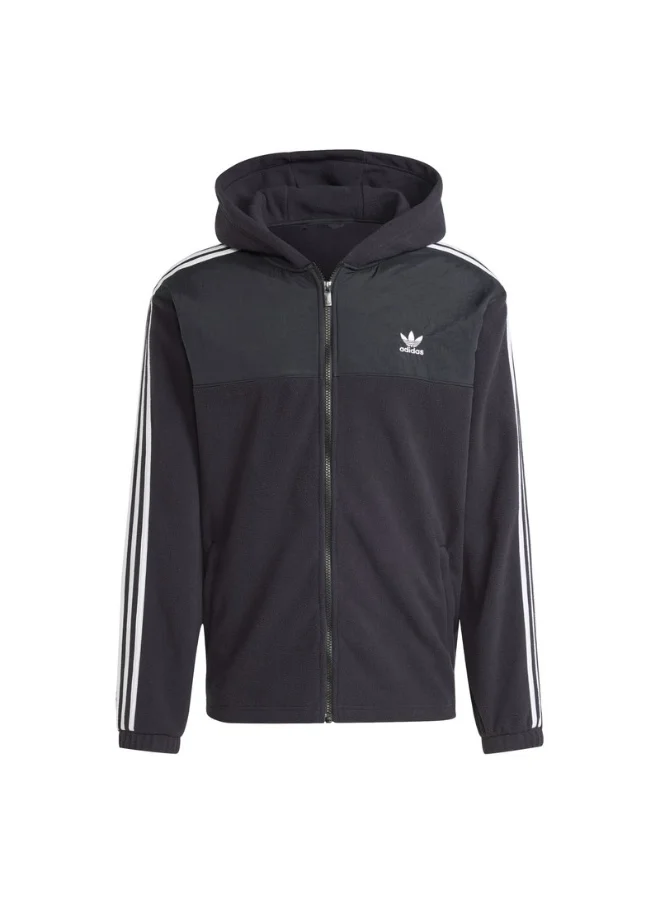 Adidas adidas Fleece hoodie Black Originals Men SWEATSHIRTS