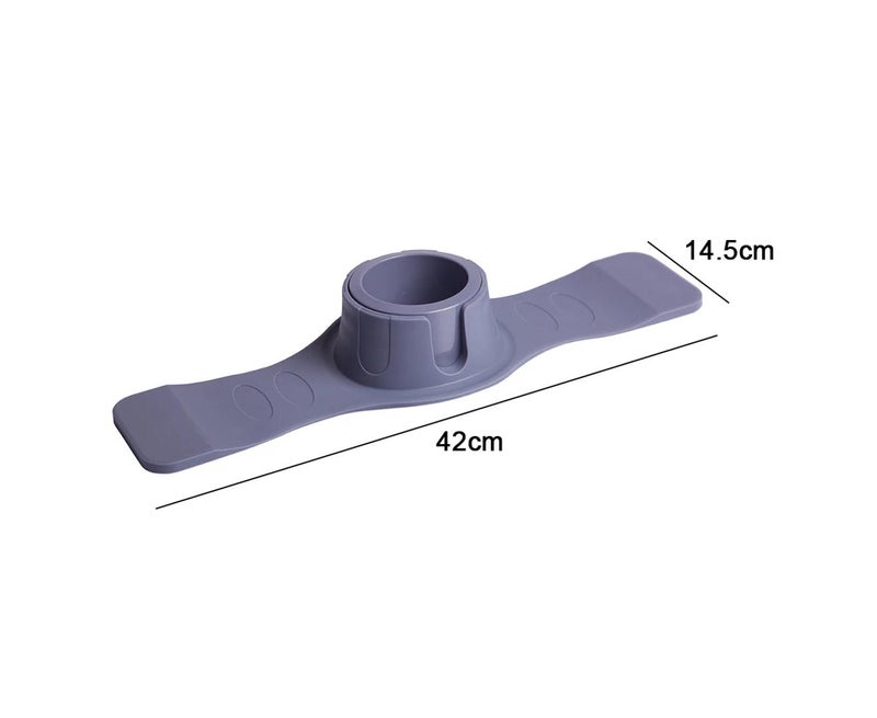 Silicone Cup Holder Tray for Arm Chair Couch Caddy Sofa Recliner -The Ultimate Drink Holder for Your Sofa-Gray - Image 2