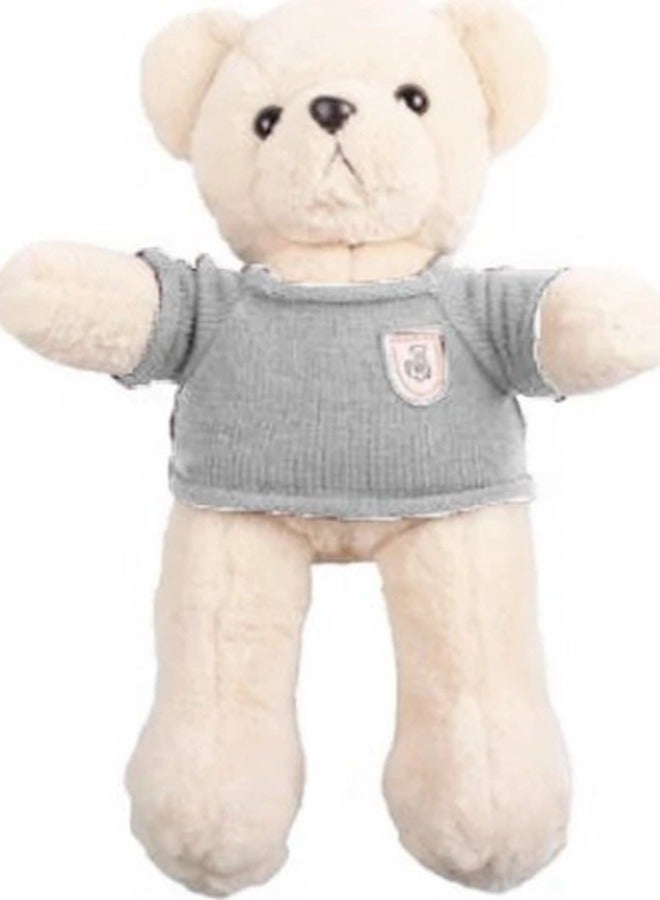 Teddy bear with Gray T-shirt 40cm 