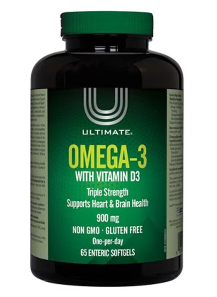 Ultimate Omg3 900Mg W/ D3 60 
