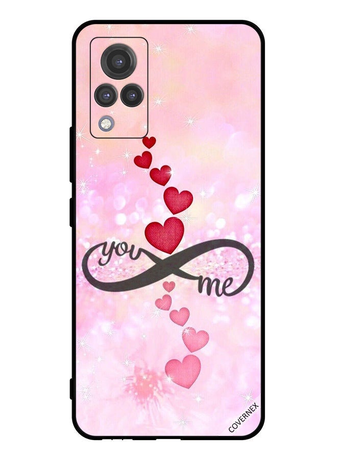 Covernex Protective Case Cover For vivo V21 5G Hearts You Infinity Me - Image 1