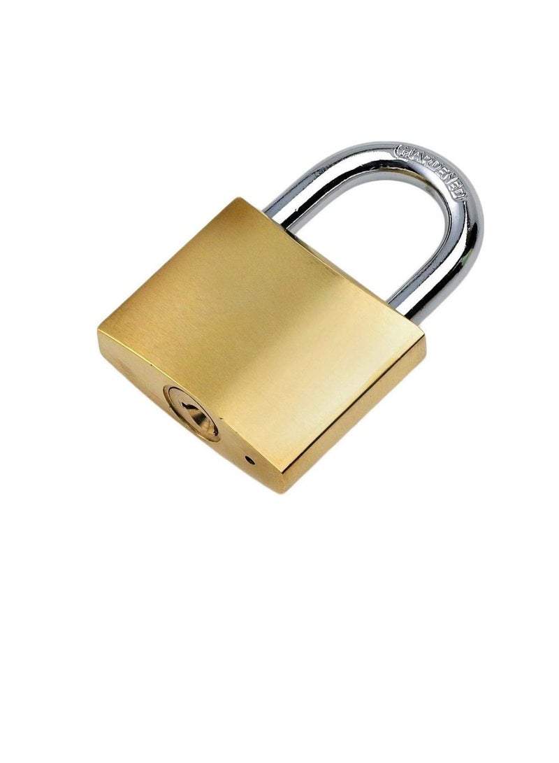Medium Brass Pad Lock Golden 60/70mm - Image 1