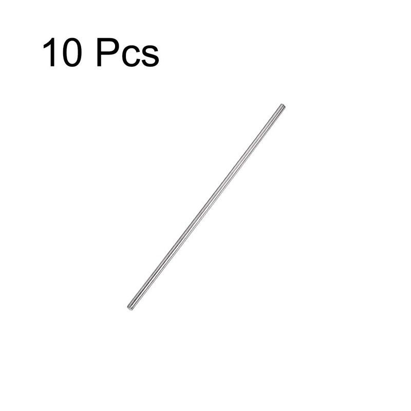 uxcell 2.5mm x 100mm 304 Stainless Steel Solid Round Rod for DIY Craft - 10pcs - Image 3