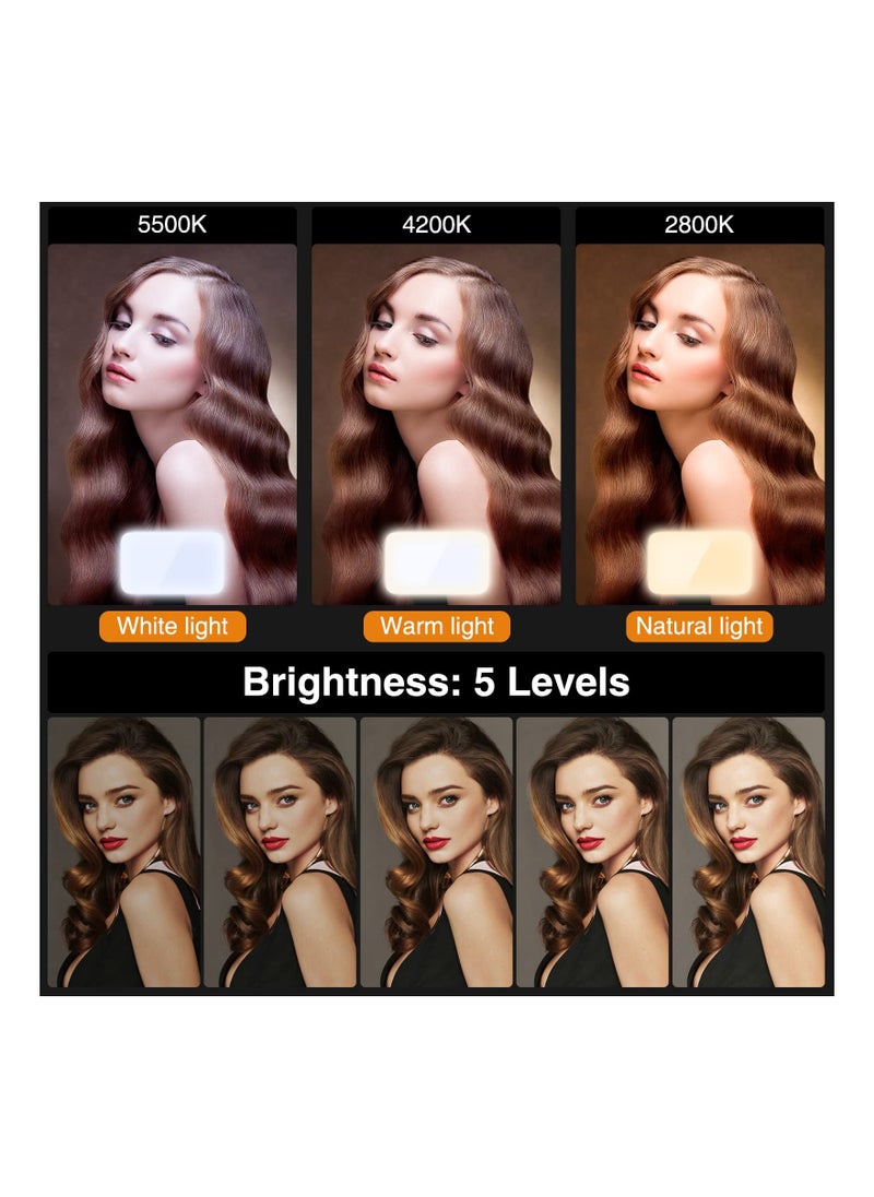 KASTWAVE - Video Conference Lighting Panel, Ring Light for Monitor Clip On, Zoom Call Lighting, Self Broadcasting and Live Streaming Rechargeable for Computer Laptop, Photography, Vlogging - Image 1