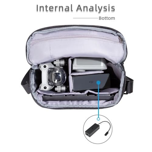 GetZget® Carrying case Bag for DJI Flip/Neo 2/ mini 3/4/ 5 Pro/Mini 2/ Mini SE/Mavic Mini and Accessories Protective Travel Bag (Soft Bag Original) - Image 4