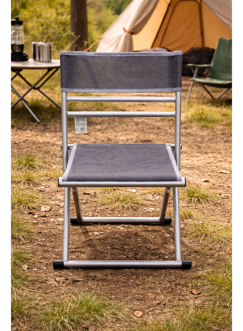 Panvil Compact Folding Chair with Reinforced Steel Frame – Portable Lightweight Seating with Durable Woven Fabric for Indoor & Outdoor Use - Image 4
