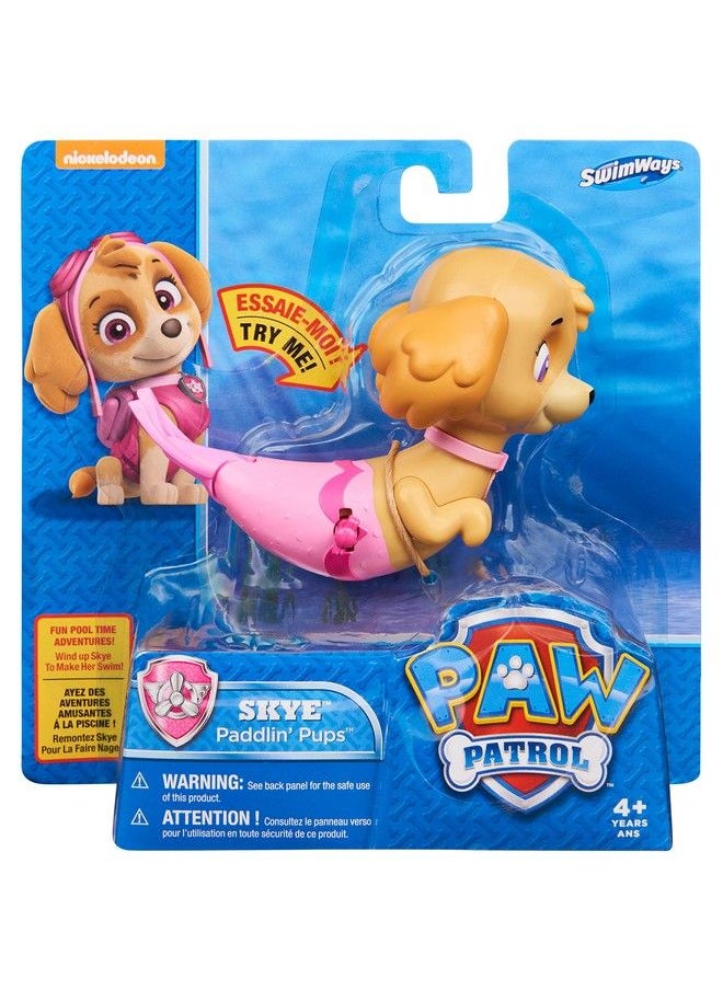 SwimWays - Paw Patrol Paddlinpups Skye Bath Toys & Pool Party Supplies For Kids Ages 4 And Up - Image 1