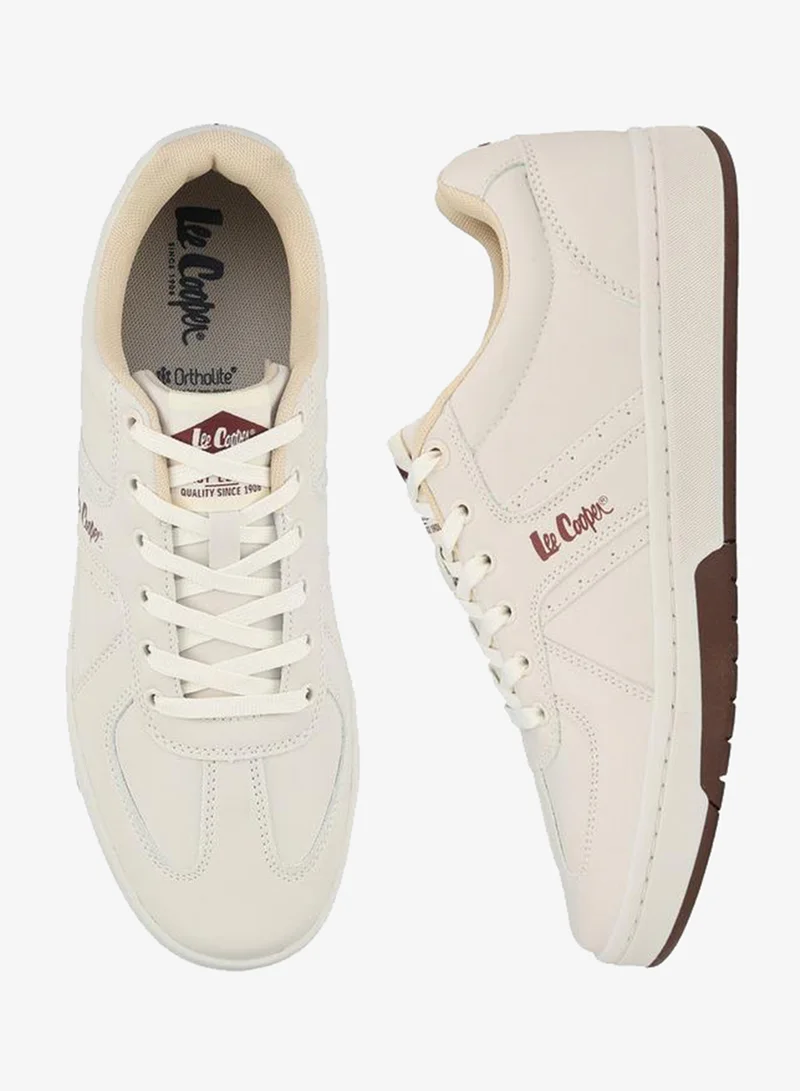 Lee Cooper Men Logo Lace-Up Sneakers