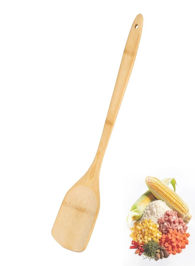 Piszvbej Tamale Paddle, Tamale Masa Spreader Tool, Large Wooden Spatula for Mixing, Flat Wooden Spoon with Long Handle, Traditional Tool for Mixing Masa, Cornmeal and Steamed Meat, Tamales Making Supplies - Image 1
