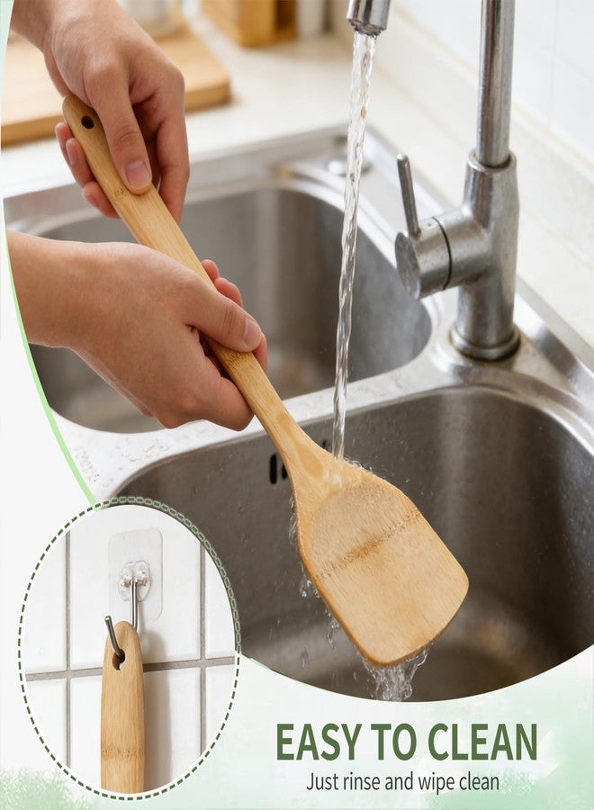 Piszvbej Tamale Paddle, Tamale Masa Spreader Tool, Large Wooden Spatula for Mixing, Flat Wooden Spoon with Long Handle, Traditional Tool for Mixing Masa, Cornmeal and Steamed Meat, Tamales Making Supplies - Image 5