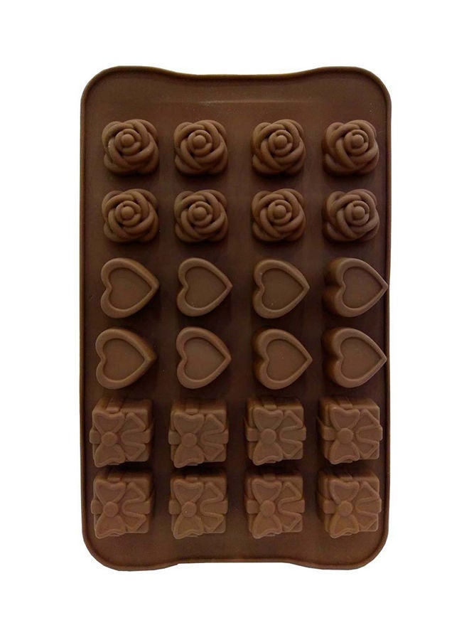 NIBEMINENT Multipurpose Bake Mold Brown 1.5x14x23centimeter - Image 1