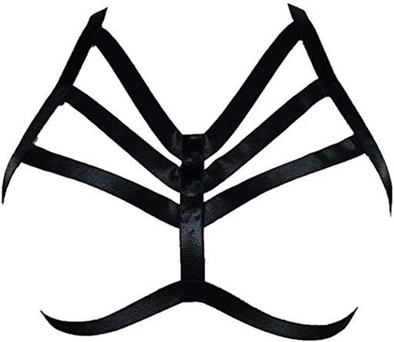 LIVE4COOL Women Harness Elastic Cupless Cage Bra Sexy Lingerie for Women Adjustable Hollow Out Crop Top Exotic Strap Bra - Image 1