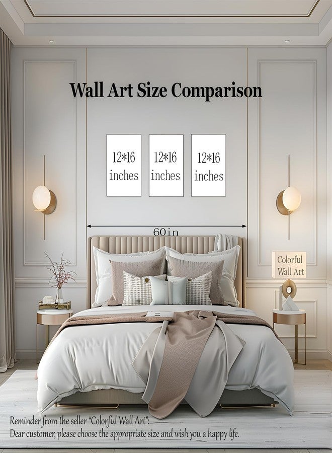 Djmwtb Bow Canvas Wall Art Coquette Wall Decor Poster Prints Set of 3 Preppy Girly Apartment Aesthetic Pictures Beige College Dorm Painting for Girls Bedroom 12x16in Framed - Image 5