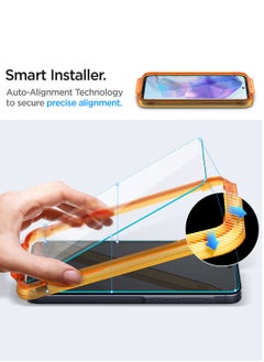 Spigen GLAStR Align Master Tempered Glass for Samsung Galaxy A55 5G Screen Protector 2 PACK  - Image 3