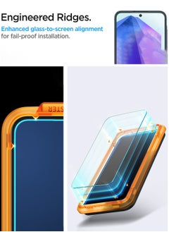 Spigen GLAStR Align Master Tempered Glass for Samsung Galaxy A55 5G Screen Protector 2 PACK  - Image 5