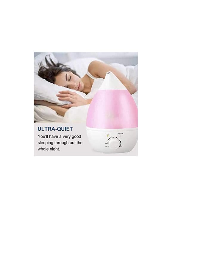 Electric steam diffuser, 2.6 liter capacity, with night light, 220 volts + Alaa Shop bag  - Image 5