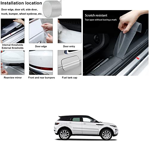 PRIKNIK Car Door Seal Strip Door Edge Guard Bumper Cover Strips Entry Sill Scuff Plate Door Anti-Scratch Waterproof Compatible with Cars - Image 4