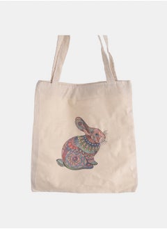 Rabbit print zip-up linen tote bag - pzsku/Z6D11D0BEE20BE0495326Z/45/_/1737461984/7e81eeff-17db-44bb-a2a2-ec7710bbe335