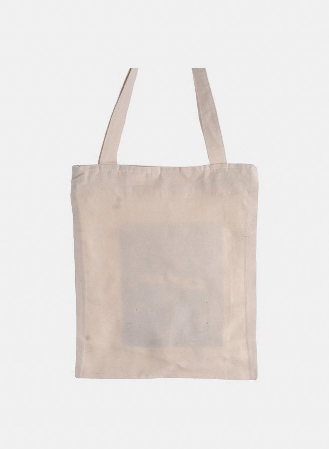 Akher el Ankoud Rabbit print zip-up linen tote bag  - Image 2