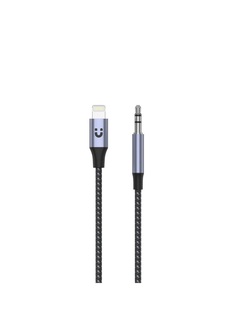 UNITEK Unitek M1209A Lightning to 3.5mm Male Aux Cable 1M  - Image 2