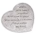 Roman Roman Gone But Not Forgotten Bereavement Heart Shaped 11 in. Garden Stepping Stone  - Image 2