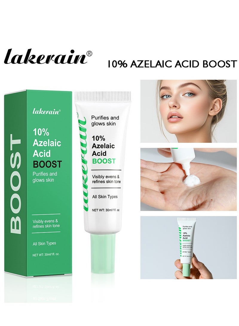 lakerain Boost 10% Azelaic Acid Booster with Licorice and Salicylic Acid - 1oz Tube - Image 1