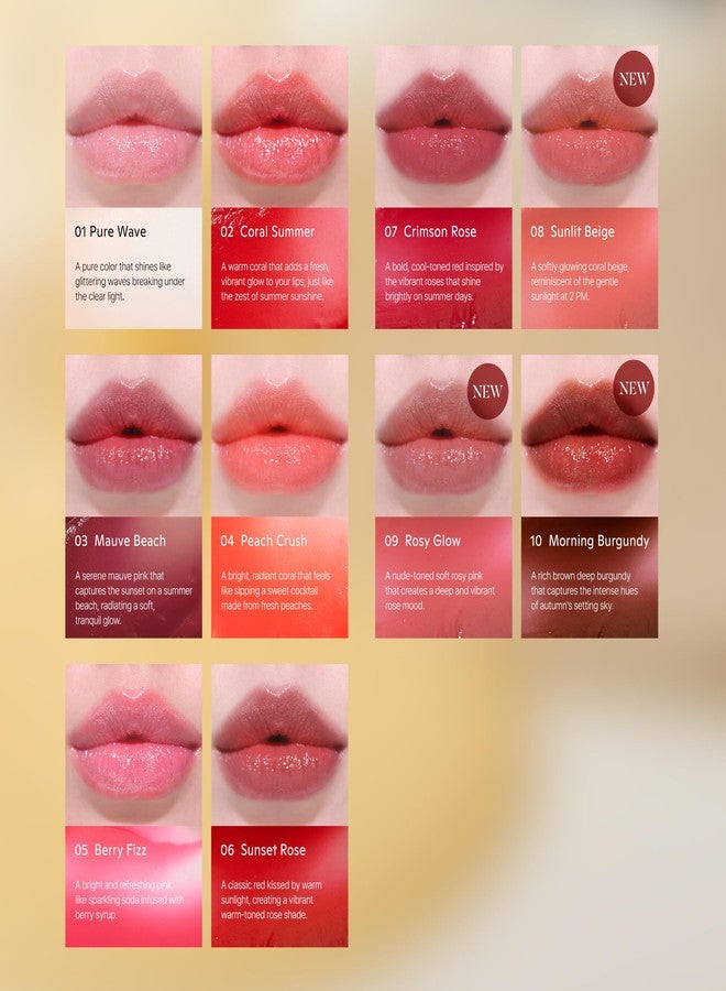shaishaishai SUN-KISSED Plump Tinted Lip Balm, Lip Plumper, 70% Skincare Ingredients Providing Deep Hydration to Cracked & Chapped Lips, Lightweight Buildable High Gloss Finish, 10 Morning Burgundy - Image 4