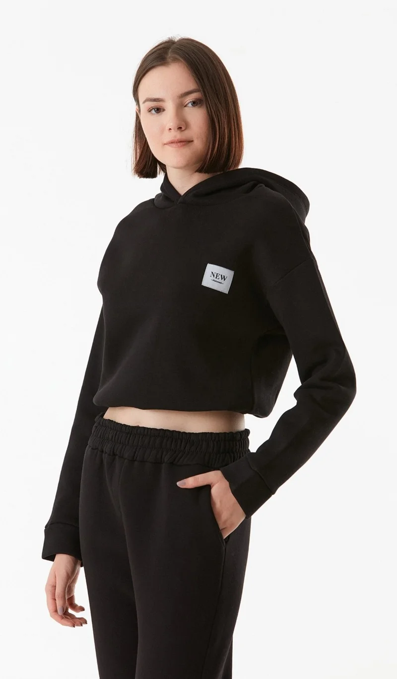 فولامودا Embroidered Elastic Waist Jogger Tracksuit Set
