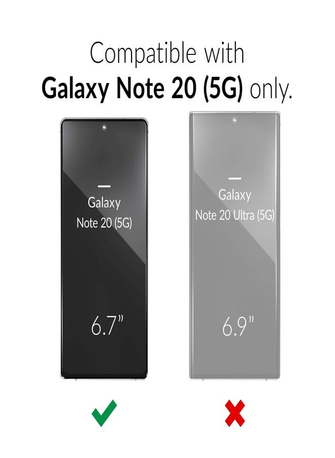 كريف جراب كريف لهاتف جالاكسي نوت 20، جراب مزدوج الطبقات مقاوم للصدمات لهاتف جالاكسي نوت 20 (6.7 بوصة) - أخضر غابي - Image 2