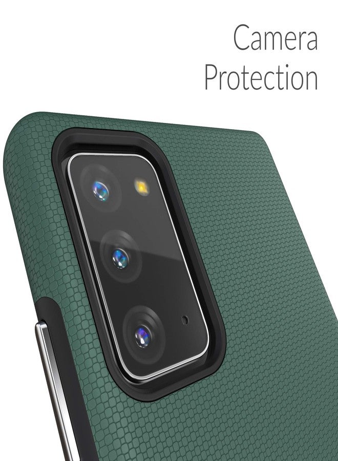 كريف جراب كريف لهاتف جالاكسي نوت 20، جراب مزدوج الطبقات مقاوم للصدمات لهاتف جالاكسي نوت 20 (6.7 بوصة) - أخضر غابي - Image 3