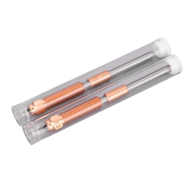 مجموعة فوهات ثنائية المعدن مقواة بالصلب 0.2 مم قابلة للتبديل السريع 2 قطعة لطابعة ثلاثية الأبعاد K1C K1 Ender 3V3 - Image 2