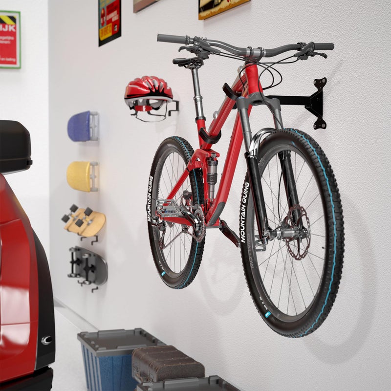 7S garage Bike Wall Mount Hanger, 2 Pack Heavy-Duty Durable Storage Garage Hook, Adjustable Indoor Bicycle Hanging Arms Bike Holder Rack, Hold up to 66lbs in Apaterment, Shed - Image 2