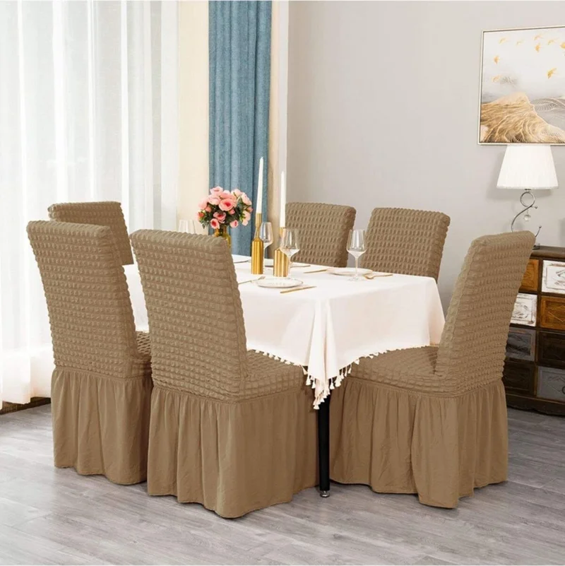 Elgeyar Bürümcük Chair Cover, Chair Cover with Skirt, Elastic, Standard Bürümcük Chair Cover