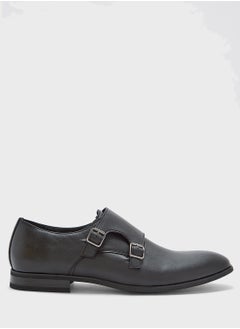 Robert Wood Monk Strap Formal Slip Ons  - Image 1