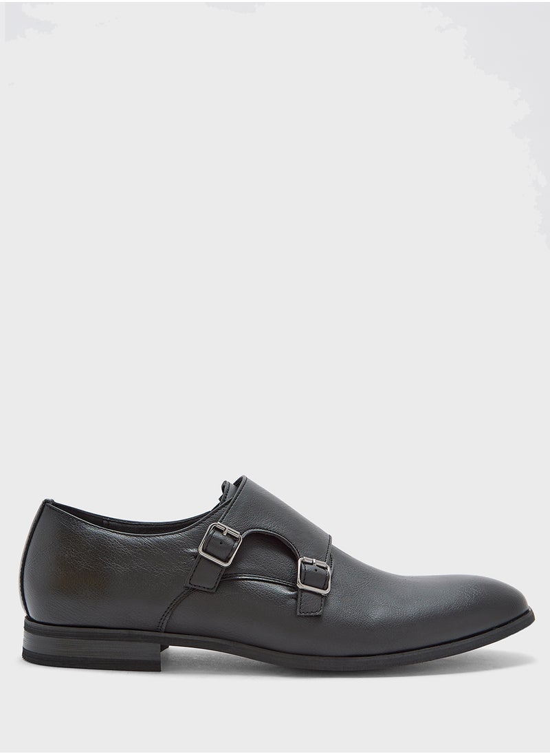 Robert Wood - Monk Strap Formal Slip Ons - Image 1