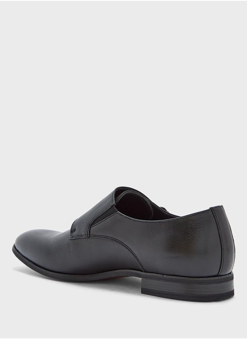 Robert Wood - Monk Strap Formal Slip Ons - Image 1